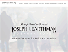 Tablet Screenshot of josephjearthman.com